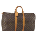 LOUIS VUITTON Monogram Keepall 55 Boston Bag M41424 LV Auth 142478-1