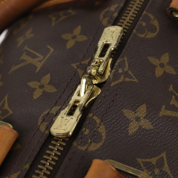 LOUIS VUITTON Monogram Keepall 55 Boston Bag M41424 LV Auth 142478