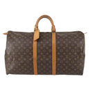 LOUIS VUITTON Monogram Keepall 55 Boston Bag M41424 LV Auth 142478-13
