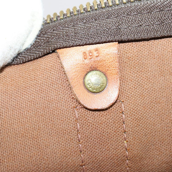 LOUIS VUITTON Monogram Keepall 55 Boston Bag M41424 LV Auth 142478