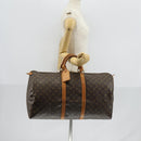 LOUIS VUITTON Monogram Keepall 55 Boston Bag M41424 LV Auth 142478-23