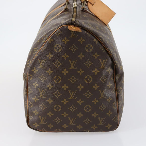 LOUIS VUITTON Monogram Keepall 55 Boston Bag M41424 LV Auth 142478