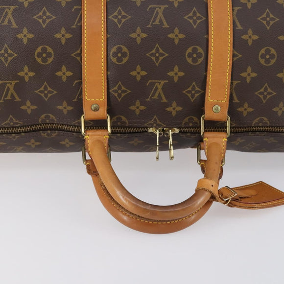 LOUIS VUITTON Monogram Keepall 55 Boston Bag M41424 LV Auth 142478