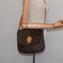 LOUIS VUITTON Monogram Saint Cloud GM Shoulder Bag M51242 LV Auth 142480-25