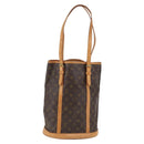 LOUIS VUITTON Monogram Bucket GM Shoulder Bag M42236 LV Auth 142482-1