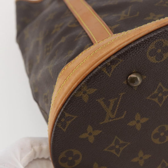 LOUIS VUITTON Monogram Bucket GM Shoulder Bag M42236 LV Auth 142482