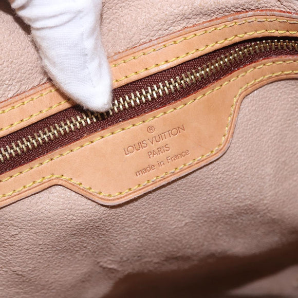 LOUIS VUITTON Monogram Bucket GM Shoulder Bag M42236 LV Auth 142482