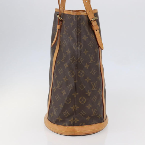 LOUIS VUITTON Monogram Bucket GM Shoulder Bag M42236 LV Auth 142482
