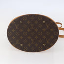 LOUIS VUITTON Monogram Bucket GM Shoulder Bag M42236 LV Auth 142482-9