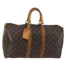 LOUIS VUITTON Monogram Keepall 45 Boston Bag M41428 LV Auth 142486-1