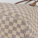 LOUIS VUITTON Damier Azur Neverfull MM Tote Bag N41605 LV Auth 142487-14