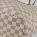 LOUIS VUITTON Damier Azur Neverfull MM Tote Bag N41605 LV Auth 142487-16