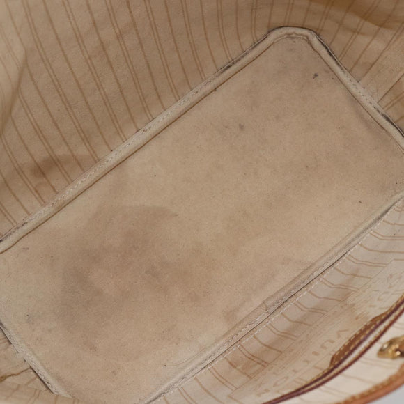 LOUIS VUITTON Damier Azur Neverfull MM Tote Bag N41605 LV Auth 142487