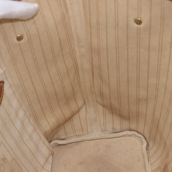 LOUIS VUITTON Damier Azur Neverfull MM Tote Bag N41605 LV Auth 142487