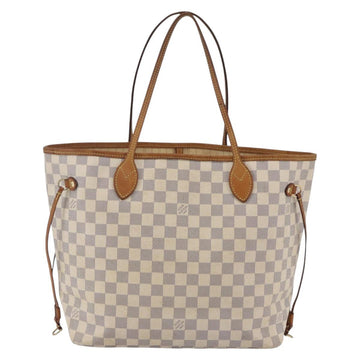 LOUIS VUITTON Damier Azur Neverfull MM Tote Bag N41605 LV Auth 142487 - 0