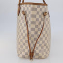 LOUIS VUITTON Damier Azur Neverfull MM Tote Bag N41605 LV Auth 142487-4