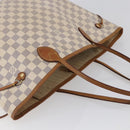 LOUIS VUITTON Damier Azur Neverfull MM Tote Bag N41605 LV Auth 142487-6