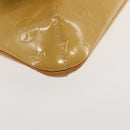 LOUIS VUITTON Monogram Vernis Thompson Street Bag Beige M91301 LV Auth 142494-14