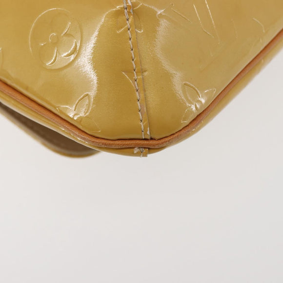 LOUIS VUITTON Monogram Vernis Thompson Street Bag Beige M91301 LV Auth 142494