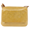 LOUIS VUITTON Monogram Vernis Thompson Street Bag Beige M91301 LV Auth 142494-13