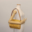 LOUIS VUITTON Monogram Vernis Thompson Street Bag Beige M91301 LV Auth 142494-22