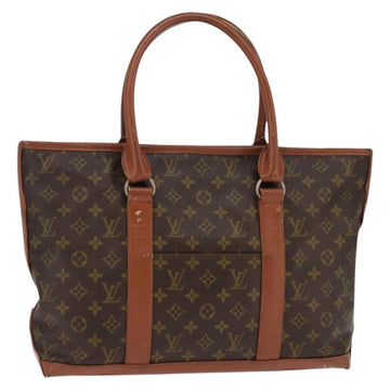 LOUIS VUITTON Monogram Sac Weekend PM Hand Bag M42425 LV Auth 142504