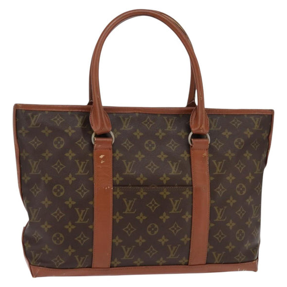 LOUIS VUITTON Monogram Sac Weekend PM Hand Bag M42425 LV Auth 142504