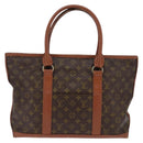 LOUIS VUITTON Monogram Sac Weekend PM Hand Bag M42425 LV Auth 142504-3