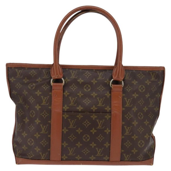 LOUIS VUITTON Monogram Sac Weekend PM Hand Bag M42425 LV Auth 142504