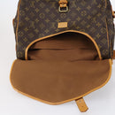 LOUIS VUITTON Monogram Saumur 35 Shoulder Bag M42254 LV Auth 142507-9
