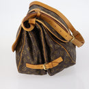 LOUIS VUITTON Monogram Saumur 35 Shoulder Bag M42254 LV Auth 142507-4