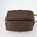 LOUIS VUITTON Monogram Saumur 35 Shoulder Bag M42254 LV Auth 142507-5