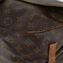 LOUIS VUITTON Monogram Saumur 35 Shoulder Bag M42254 LV Auth 142508-17