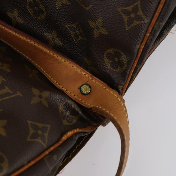 LOUIS VUITTON Monogram Saumur 35 Shoulder Bag M42254 LV Auth 142508