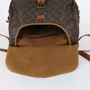 LOUIS VUITTON Monogram Saumur 35 Shoulder Bag M42254 LV Auth 142508-23