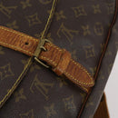 LOUIS VUITTON Monogram Saumur 35 Shoulder Bag M42254 LV Auth 142508-26