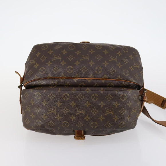 LOUIS VUITTON Monogram Saumur 35 Shoulder Bag M42254 LV Auth 142508