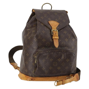LOUIS VUITTON Monogram Montsouris GM Backpack M51135 LV Auth 142510