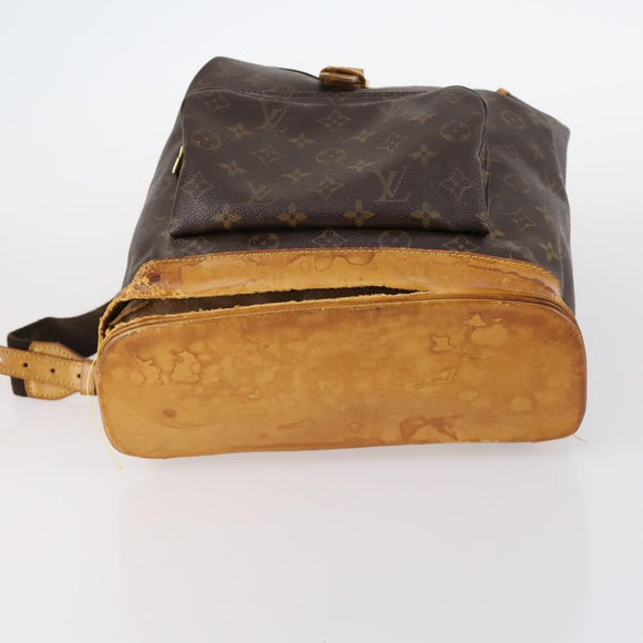 LOUIS VUITTON Monogram Montsouris GM Backpack M51135 LV Auth 142510