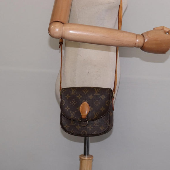 LOUIS VUITTON Monogram Saint Cloud PM Shoulder Bag M51244 LV Auth 142512