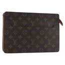 LOUIS VUITTON Monogram Pochette Homme Clutch Bag M51795 LV Auth 142513-1