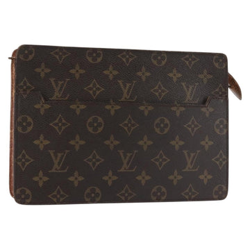 LOUIS VUITTON Monogram Pochette Homme Clutch Bag M51795 LV Auth 142513