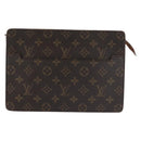 LOUIS VUITTON Monogram Pochette Homme Clutch Bag M51795 LV Auth 142513-13