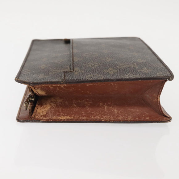 LOUIS VUITTON Monogram Pochette Homme Clutch Bag M51795 LV Auth 142513