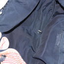 CHANEL Chain Tote Bag Denim Blue Silver CC Auth 142514V-10