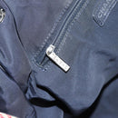 CHANEL Chain Tote Bag Denim Blue Silver CC Auth 142514V-25