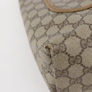 GUCCI GG Supreme Web Sherry Line Tote Bag PVC Beige Red 39 02 003 Auth 142515-11