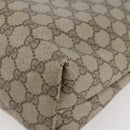 GUCCI GG Supreme Web Sherry Line Tote Bag PVC Beige Red 39 02 003 Auth 142515-12