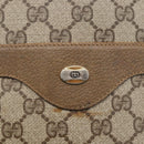 GUCCI GG Supreme Web Sherry Line Tote Bag PVC Beige Red 39 02 003 Auth 142515-14