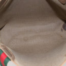 GUCCI GG Supreme Web Sherry Line Tote Bag PVC Beige Red 39 02 003 Auth 142515-16